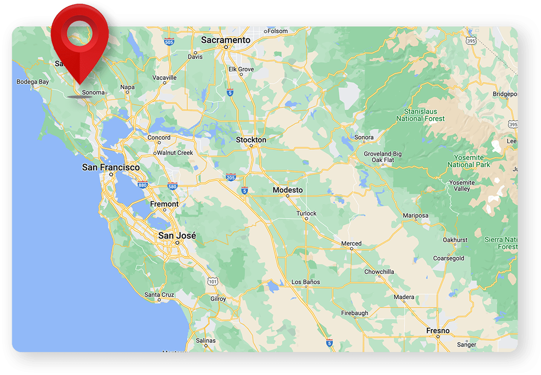 Petaluma Map